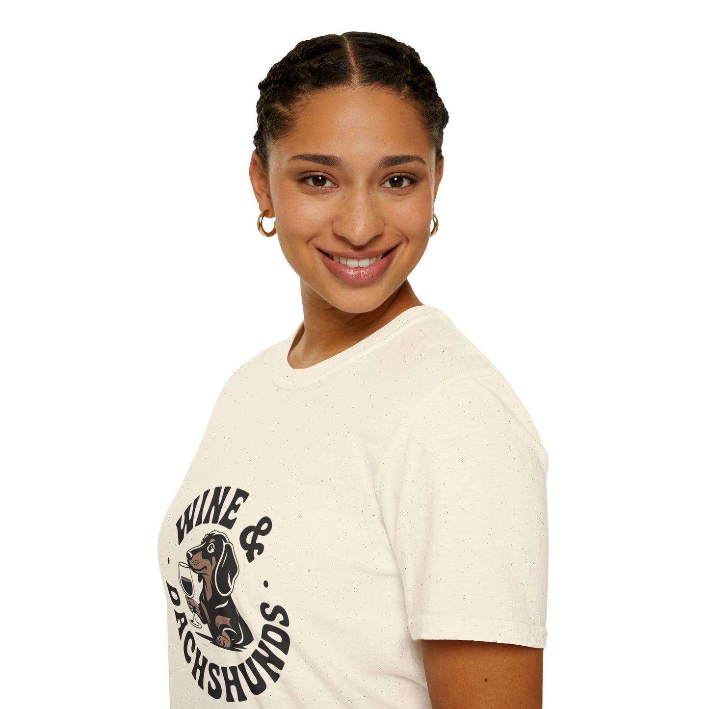 Wine & Dachshunds T-Shirt — Cute Dachshund Wine Lover Tee