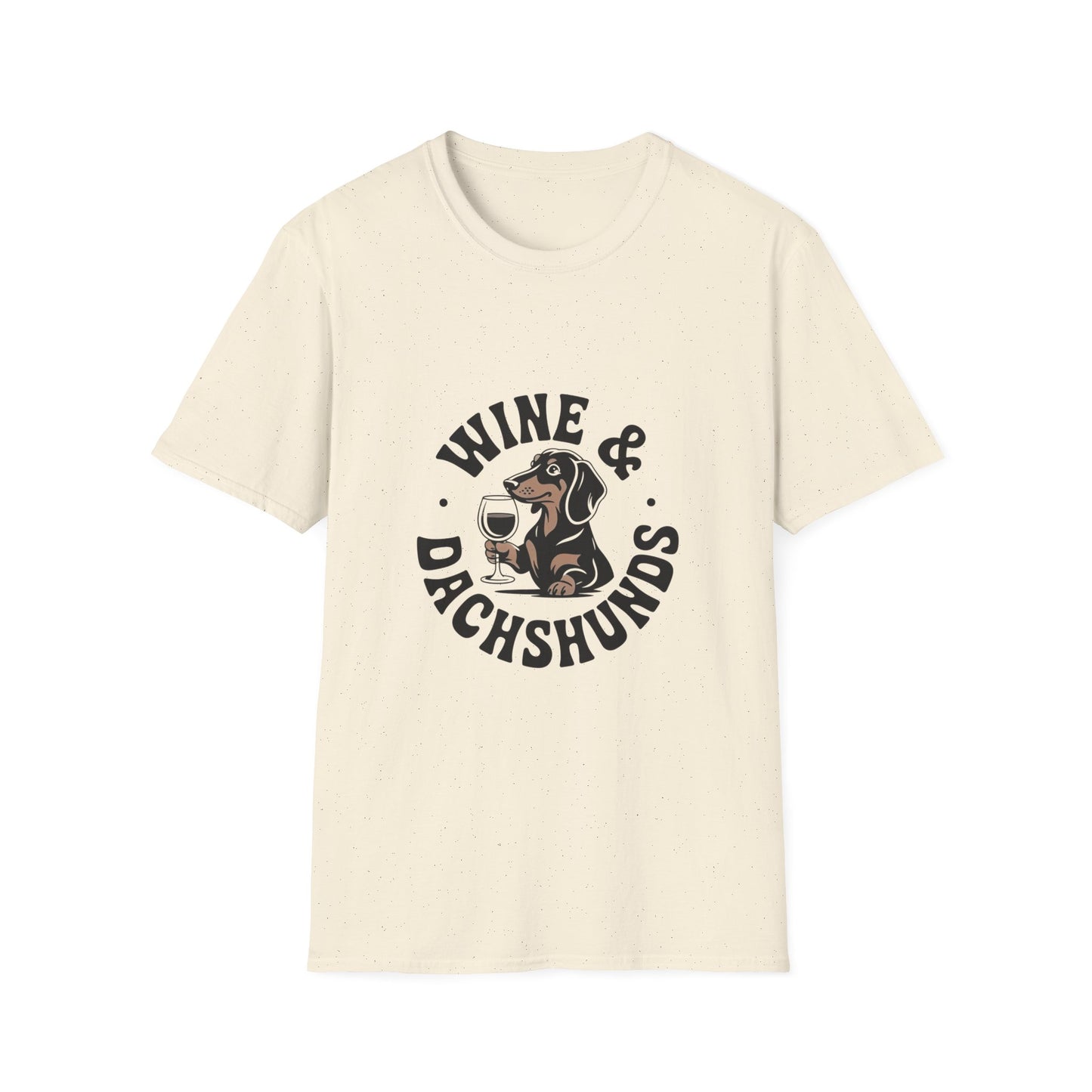 Wine & Dachshunds T-Shirt — Cute Dachshund Wine Lover Tee