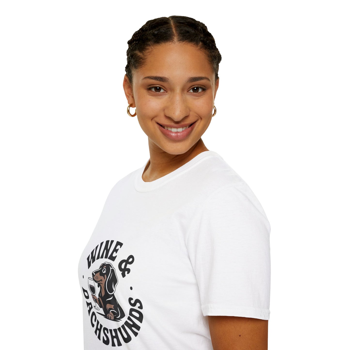Wine & Dachshunds T-Shirt — Cute Dachshund Wine Lover Tee