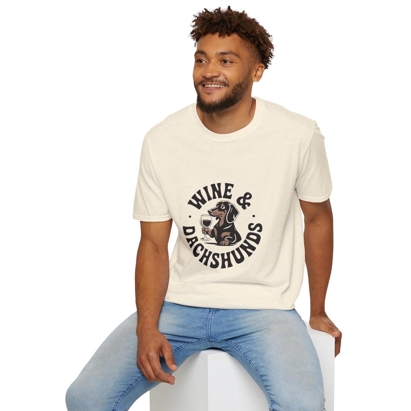 Wine & Dachshunds T-Shirt — Cute Dachshund Wine Lover Tee